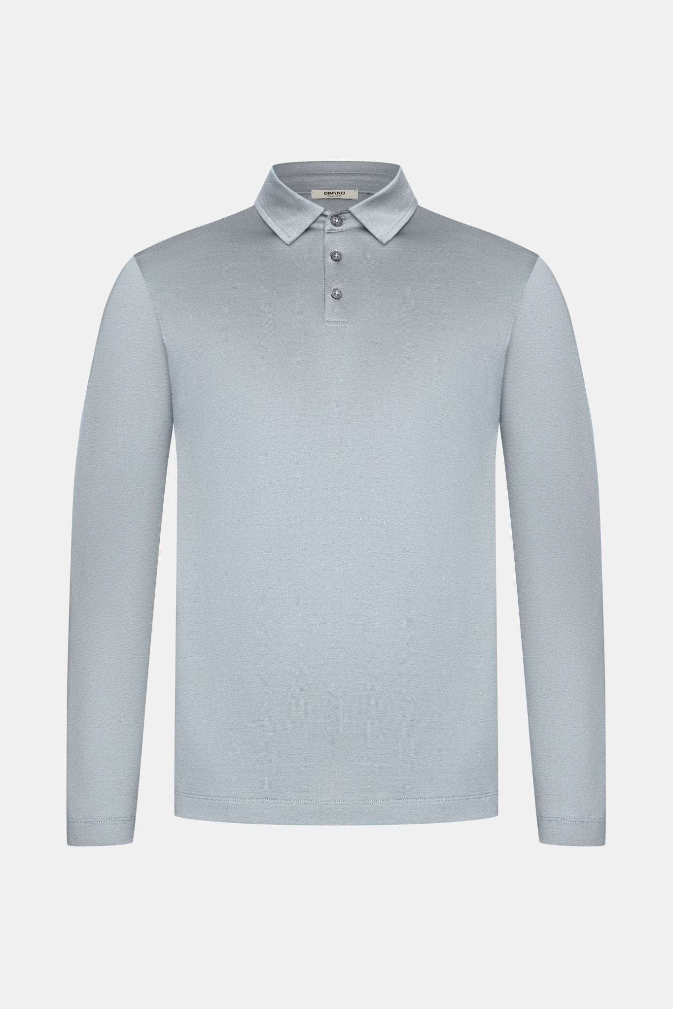 Mist Gray Longsleeve Polo Shirt